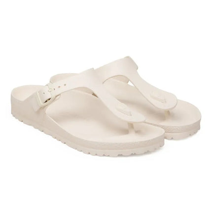 Moterų šlepetės per pirštą Birkenstock GIZEH EVA 1031278 EGGSHELL (standartinis plotis)