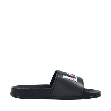 Moterų šlepetės per pirštą Levi's Pool S, juodos VPOL0251S-0003