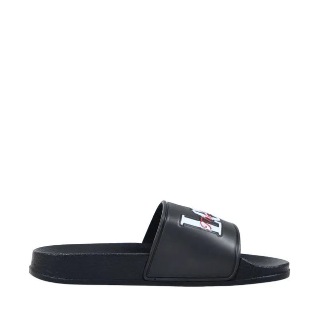 Moterų šlepetės per pirštą Levi's Pool S, juodos VPOL0251S-0003