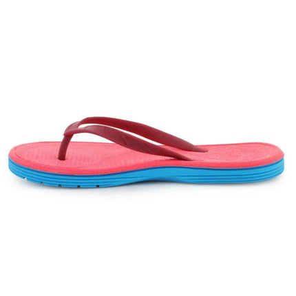 Moterų šlepetės per pirštą NEW BALANCE PRO THONG, mėlynos/bordo/rožinės spalvos, NBW6076BMP