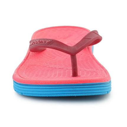 Moterų šlepetės per pirštą NEW BALANCE PRO THONG, mėlynos/bordo/rožinės spalvos, NBW6076BMP