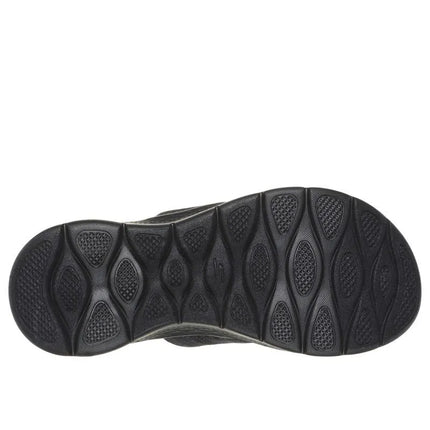 Moterų šlepetės Skechers GO WALK FLEX SANDAL IMPRESSED 141420 BKGY