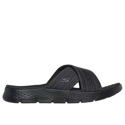 Moterų šlepetės Skechers GO WALK FLEX SANDAL IMPRESSED 141420 BKGY