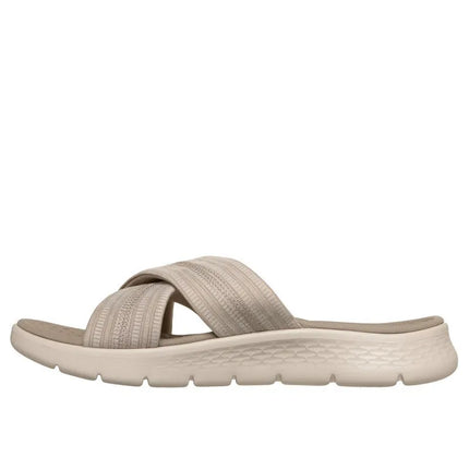 Moterų šlepetės Skechers GO WALK FLEX SANDAL IMPRESSED 141420 DKTP