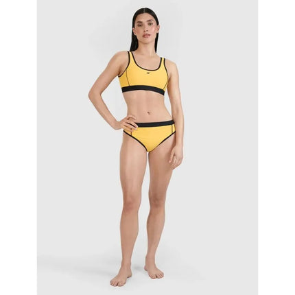 Moterų vidutinio liemens bikini kelnaitės 4F 4FWSS25UBKBF078-71S