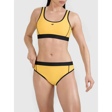 Moterų vidutinio liemens bikini kelnaitės 4F 4FWSS25UBKBF078-71S