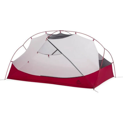 MSR Hubba Hubba Bikepack 2 asmenų trikampė palapinė, žalia, raudona, balta