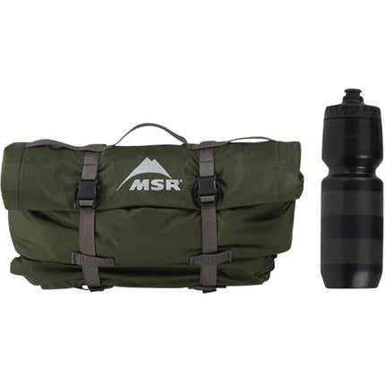 MSR Hubba Hubba Bikepack 2 asmenų trikampė palapinė, žalia, raudona, balta