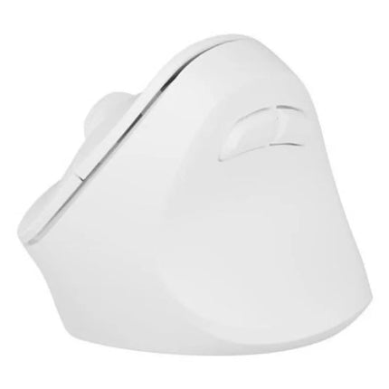 NATEC CRAKE 2 vertikali belaidė pelė, 2400 DPI, BT 5.2 + 2.4 GHz, balta