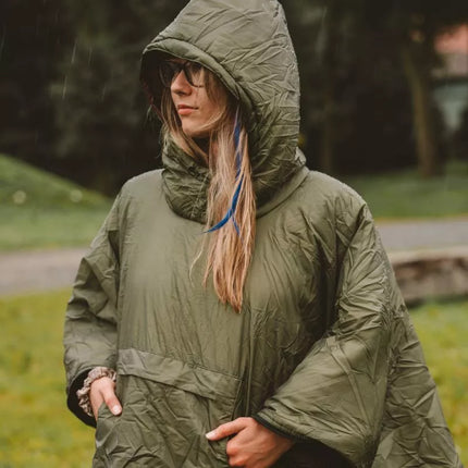 Neperšlampamas izoliuotas stovyklavimo pončas Offlander OFF_CACC_05GNR