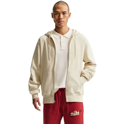 „Nike Club“ BB FZ džemperis su gobtuvu, šviesiai chaki spalvos, FN3861 229