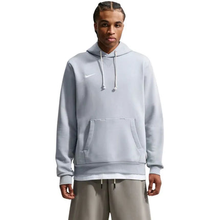 Nike Dri-FIT Standard Issue džemperis su gobtuvu, šviesiai pilkas FD7734 012