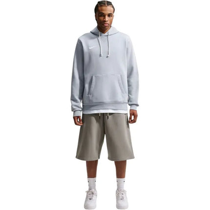 Nike Dri-FIT Standard Issue džemperis su gobtuvu, šviesiai pilkas FD7734 012