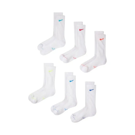 Nike Everyday Elevated kojinės, 6 poros, baltos, HQ8021 906