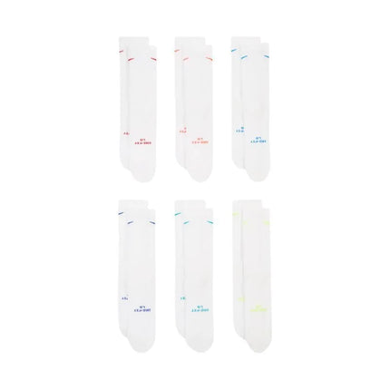 Nike Everyday Elevated kojinės, 6 poros, baltos, HQ8021 906