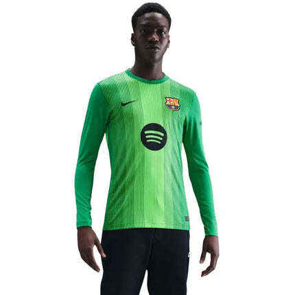 „Nike FC Barcelona“ 2025/26 m. stadiono vartininko marškinėliai vyrams, žali, HQ0477 311