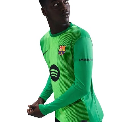 „Nike FC Barcelona“ 2025/26 m. stadiono vartininko marškinėliai vyrams, žali, HQ0477 311