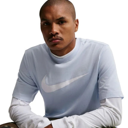 Nike Nsw Tee Icon Swoosh vyriški marškinėliai, mėlyni, DC5094 408