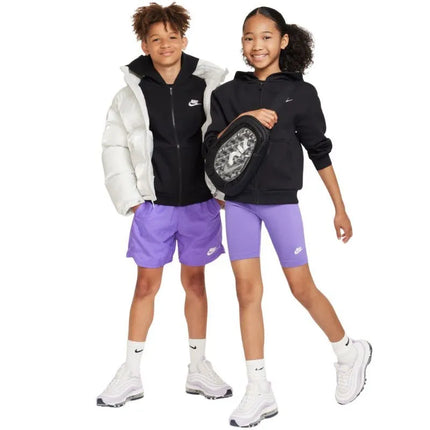 Nike Sportswear Club Fleece vaikiškas džemperis juodas FD3004 010