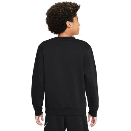 Nike Sportswear Club Fleece vaikiškas džemperis, juodas FD3006 010
