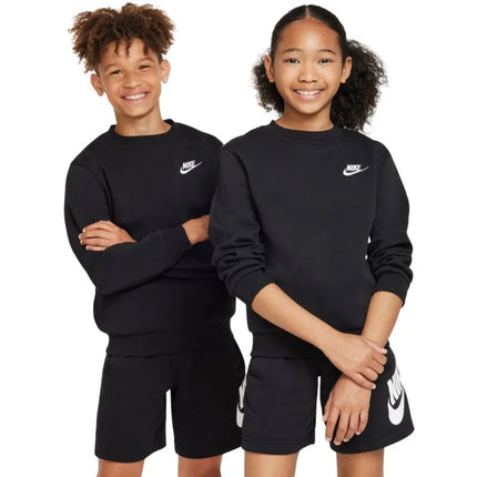 Nike Sportswear Club Fleece vaikiškas džemperis, juodas FD3006 010