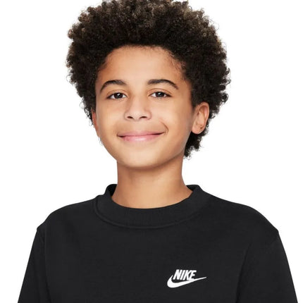 Nike Sportswear Club Fleece vaikiškas džemperis, juodas FD3006 010