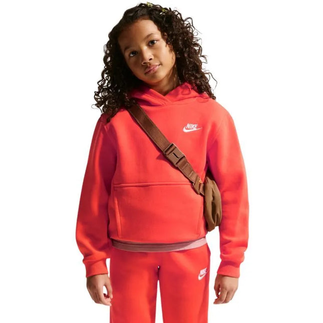„Nike Sportswear Club Fleece“ vaikiškas džemperis, oranžinis, FD3000 842