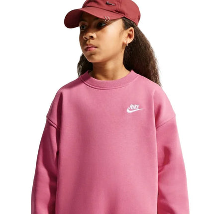 Nike Sportswear Club Fleece vaikiškas džemperis, rožinis FD2923 641