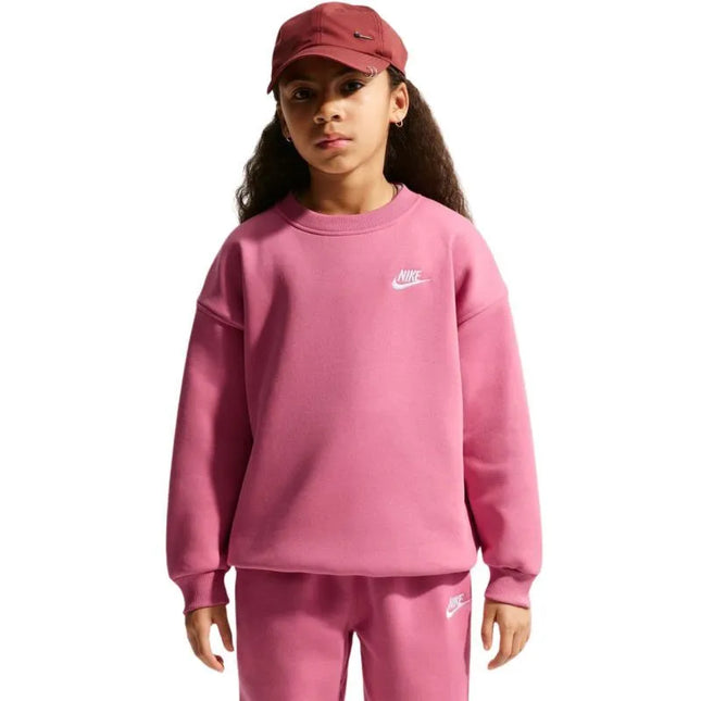 Nike Sportswear Club Fleece vaikiškas džemperis, rožinis FD2923 641