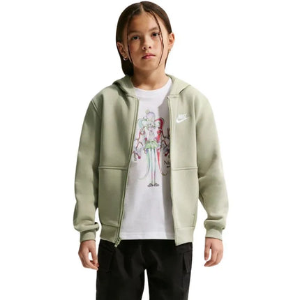 Nike Sportswear Club Fleece vaikiškas džemperis, šviesiai žalias, FD3004 304