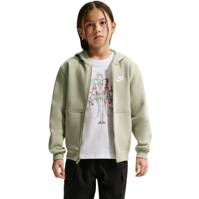 Nike Sportswear Club Fleece vaikiškas džemperis, šviesiai žalias, FD3004 304