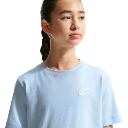 Nike Sportswear vaikiški marškinėliai, šviesiai mėlyni, FZ5177 407