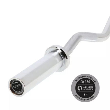 Olimpinis strypas 120cm su fiksatoriais juodas GOL160