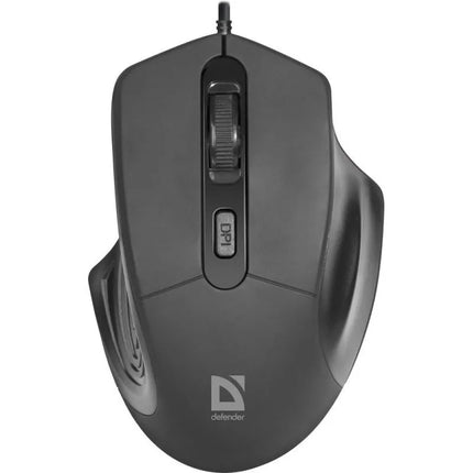 Optinė pelė Defender Datum MB-347, 1600 DPI, 4 mygtukai, juoda, 52347
