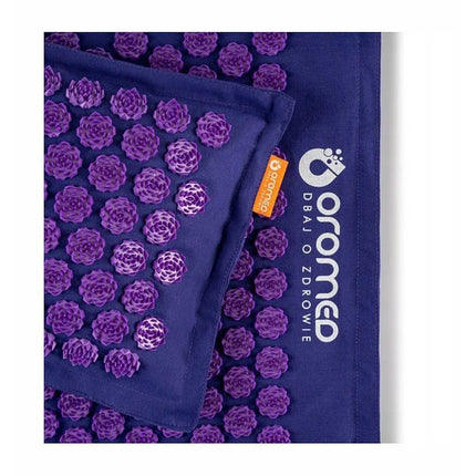 OROMED ORO-HEALTH akupresūrinis kilimėlis, violetinės spalvos