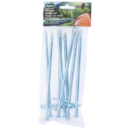 PALAPINĖS KUOLIUKAI 18CM, RINKINYS 8 VNT., METALINIAI, CAMP ACTIVE