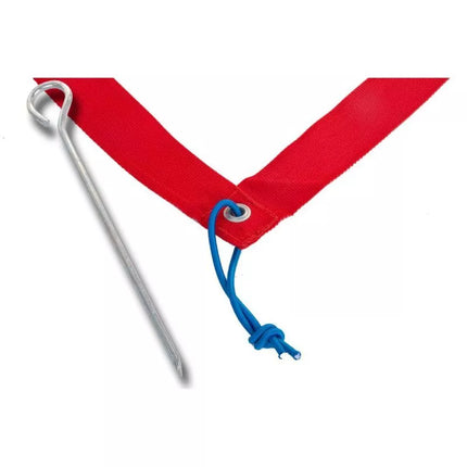 PAPLŪDIMIO TINKLINIO JUOSTA 48m (2x8m ir 2x16m) NETEX - RAUDONA