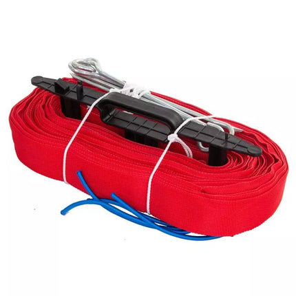 PAPLŪDIMIO TINKLINIO JUOSTA 48m (2x8m ir 2x16m) NETEX - RAUDONA