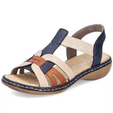Patogūs spalvoti Rieker W RKR662 sandalai