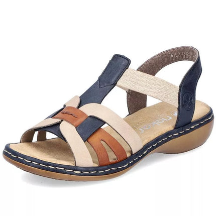 Patogūs spalvoti Rieker W RKR662 sandalai