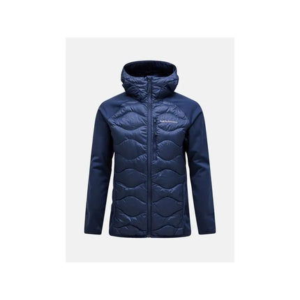 Peak Performance M Helium Down Hybrid Hood striukė su gobtuvu, tamsiai mėlyna