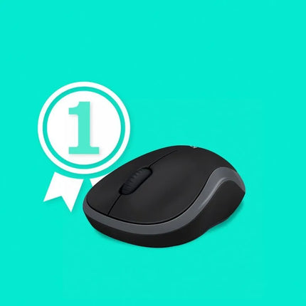 Pelė Logitech 910-002238 (optinė; 1000 DPI; pilka)