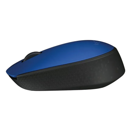 Pelė Logitech 910-004640 (optinė; 1000 DPI; mėlyna)