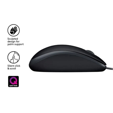 Pelytė Logitech 910-005508 (optinė; 1000 DPI; juoda)