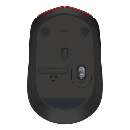 Pelytė Logitech M171 910-004641 (optinė; 1000 DPI; raudona)