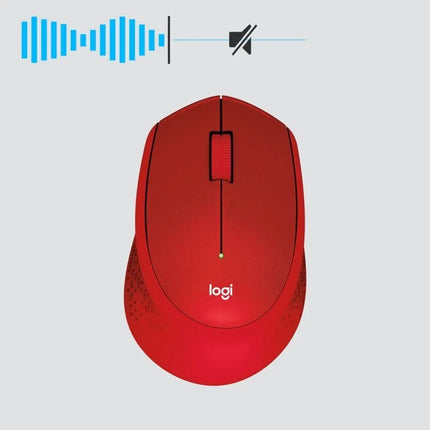 Pelytė Logitech M330 910-004911 (optinė; 1000 DPI; raudona)