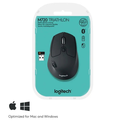 Pelytė Logitech M720 TRIATHLON 910-004791 (optinė; 1000 DPI; juoda)