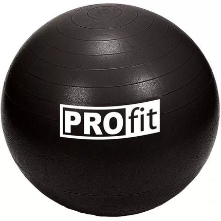 PROfit 85cm juodas treniruočių kamuolys su pompa DK2102