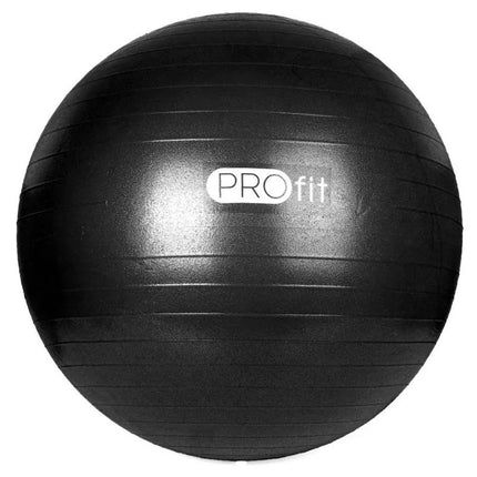 PROfit 85cm juodas treniruočių kamuolys su pompa DK2102