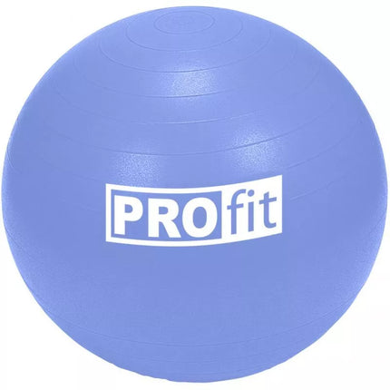 PROfit 85cm mėlynas sporto kamuolys su pompa DK2102